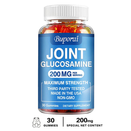Glucosamine Chondroitin Gummies - Bones Joints Supplements, Joints Cartilage Health, Muscle & Nerve Pain