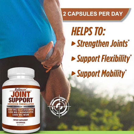 Glucosamine Chondroitin Turmeric Msm Boswellia - Joint Health Support Supplement