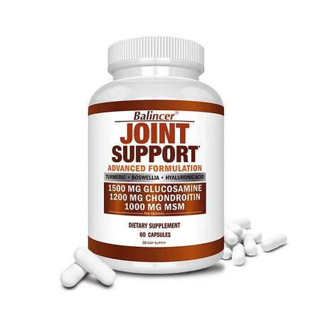 Glucosamine Chondroitin Turmeric Msm Boswellia - Joint Health Support Supplement