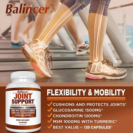 Glucosamine Chondroitin Turmeric Msm Boswellia - Joint Health Support Supplement
