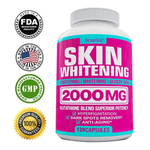 Glutathione Capsules - Skin Whitening, Firming, Antioxidant Supplement, Immune System Support and Energy Boost in Pakistan