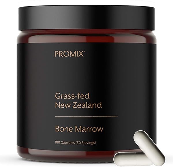 Grass-Fed Beef Bone Marrow Supplement | Rich in Collagen, Vitamins & Minerals - Raw & Freeze Dried | - 180 Gelatin Capsules in Pakistan in Pakistan