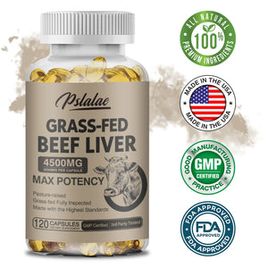 Grass Fed Beef Jerky Liver Capsule Supplement 4500 mg - Imported from USA in Pakistan