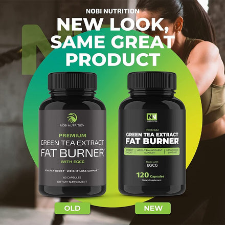 Green Tea Extract Supplements - Appetite Suppressant, Metabolism Booster - Healthy Weight Loss for Men and Women