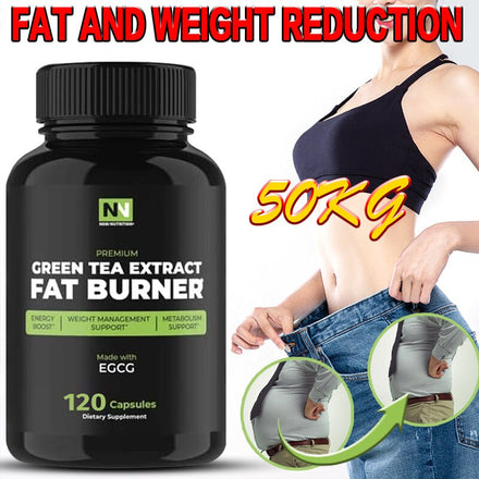 Green Tea Extract Supplements - Appetite Suppressant, Metabolism Booster - Healthy Weight Loss for Men and Women