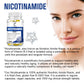 Greenpeople Nicotinamide Capsules Vitamin B3 Diet Supplement Boost Skin Beauty Whitening Repair Anti-aging Cardiovascular Health