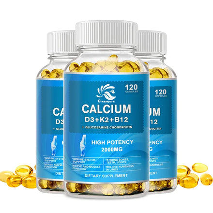 Greensure Vitamin D3+K2+B12 Capsules High Potency Food -Based Immune Support, Bone Health & Mood Balance Supplement