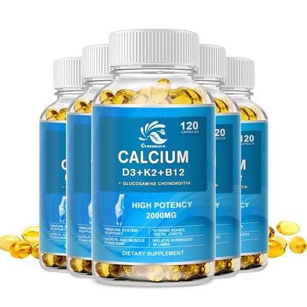 Greensure Vitamin D3+K2+B12 Capsules High Potency Food -Based Immune Support, Bone Health & Mood Balance Supplement