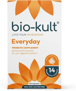 Gut Health Probiotic Supplement, 14 Strains, Probiotics for Women & Men, Immune Support, Digestive Health, Shelf-Stable, Non-GMO and Gluten-Free, Capsules, 60 Count (Pack of 1) in Pakistan