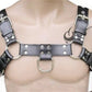 Fetish Men Leather Gay Sexy Leather Suspenders Harness BDSM Gay Sex Harness Belts Sexual Body Bondage Straps Punk Rave Cotumes