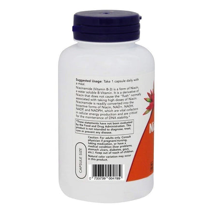 Free shipping Niacinamide 500 mg Energy Production Vitamin B-3,No Flush 100 Capsules