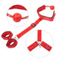 Adjustable Handcuffs And Blindfold Adult Toys For Women Couples Collar Erotic Bdsm Bondage Set No Vibrator Games.