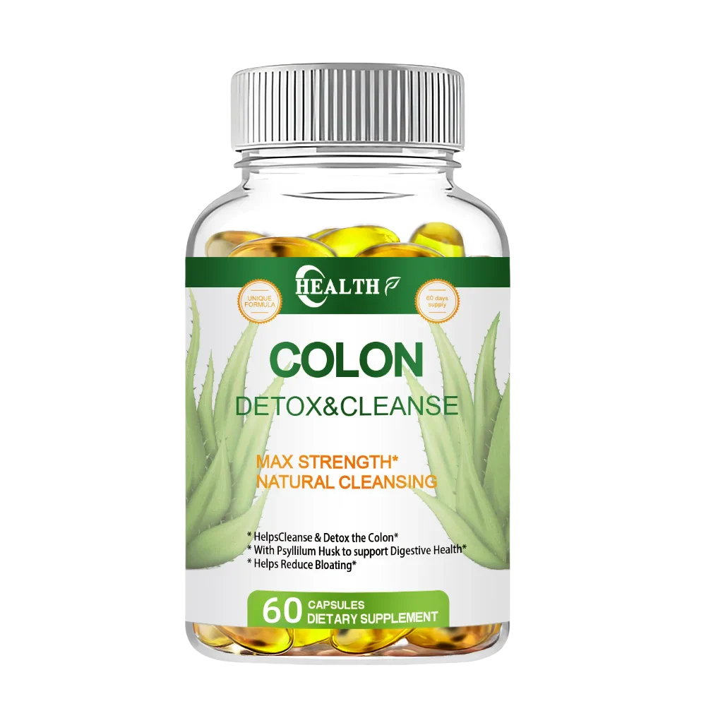 HEALTH Colon Cleansing Supplement - Full Body Colon, Digestive Regulation and Gut Health for Men and Women, 120 Capsules