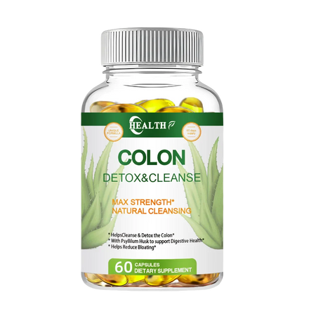 HEALTH Colon Cleansing Supplement - Full Body Colon, Digestive Regulation and Gut Health for Men and Women, 120 Capsules