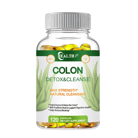 HEALTH Colon Cleansing Supplement - Full Body Colon, Digestive Regulation and Gut Health for Men and Women, 120 Capsules