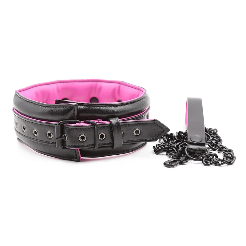 Sex Couple Leather Bdsm Bondage Set 3pcs Restraints Collars Ankle Cuff Handcuffs For Sex Bondage Set Sex Toys For Women Adults