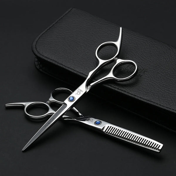 Hair Cutting Scissors Thinning Shears Kit Professional Barber Hairdressing Texturizing Salon Razor Edge Scissor Stainless Steel in Pakistan