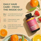 Hair Growth Vitamin -60 Capsules, A Natural Thickening Product Containing Biotin And Zinc - Hair Supplement
