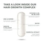 Hair Growth Vitamin -60 Capsules, A Natural Thickening Product Containing Biotin And Zinc - Hair Supplement