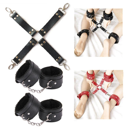 Handcuffs Cross buckle For Restraints Bondage Bracelet BDSM Woman Erotic Adult Game For Couples Exotic Accessorie shop