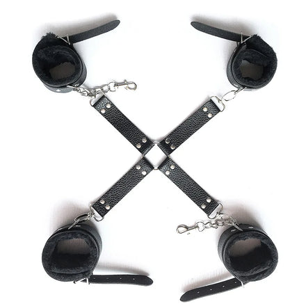 Handcuffs Cross buckle For Restraints Bondage Bracelet BDSM Woman Erotic Adult Game For Couples Exotic Accessorie shop