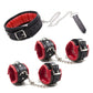 Handcuffs Neck Collars, Soft Padded Hand Cuffs Ankle Cuffs, BDSM Cosplay Costumes Bondage Adults