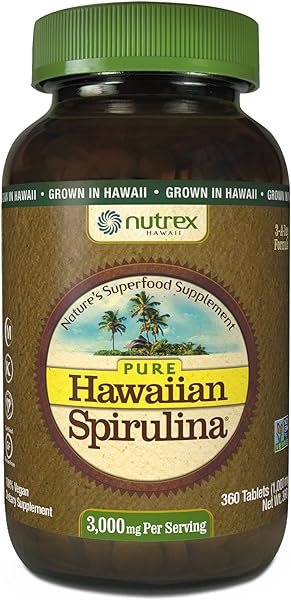 Hawaii Pure Hawaiian Spirulina 1000mg-360 Tab in Pakistan