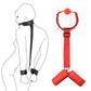 Adjustable Handcuffs And Blindfold Adult Toys For Women Couples Collar Erotic Bdsm Bondage Set No Vibrator Games.