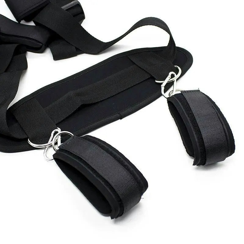 Adjustable Handcuffs And Blindfold Adult Toys For Women Couples Collar Erotic Bdsm Bondage Set No Vibrator Games.