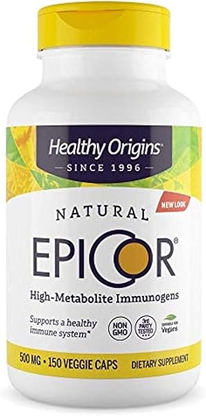 Healthy Origins EpiCor (Immune Protection), 500 mg - Plant-Based Immune Support Capsules - Gluten-Free & Non-GMO Supplement - 150 Veggie Caps in Pakistan