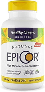 Healthy Origins EpiCor (Immune Protection), 500 mg - Plant-Based Immune Support Capsules - Gluten-Free & Non-GMO Supplement - 150 Veggie Caps in Pakistan