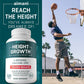 Height Boosting Vitamin Pills - L-Arginine Calcium Zinc Supplement - Height Boosting Vitamin Pills For Everyone - HGH Free