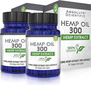 Hemp Oil Capsules 2 Pack 60ct - 100% Organic Hemp Capsules - Rich in Omega Fatty Acids 3 6 9 - Grown and Made in USA - with MCT Oil in Pakistan