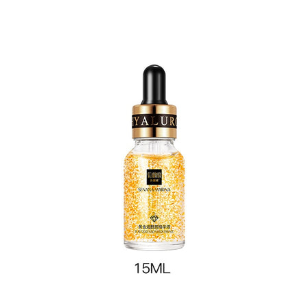 24K Gold Hyaluronic Acid Face Serum Moisturizing Deep Nourishing Anti Aging Gold Nicotinamide Liquid Skin Care Essence