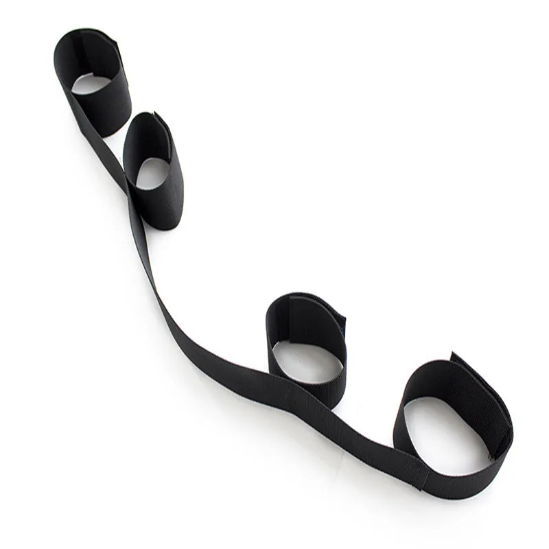 Adjustable Handcuffs And Blindfold Adult Toys For Women Couples Collar Erotic Bdsm Bondage Set No Vibrator Games.