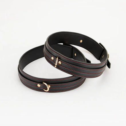 High End Custom Genuine Leather BDSM For Couple Women Men Bondage Accessories Adults Games Products Cross Handcuffs