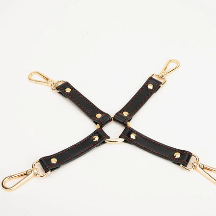 High End Custom Genuine Leather BDSM For Couple Women Men Bondage Accessories Adults Games Products Cross Handcuffs