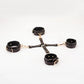 High End Custom Genuine Leather BDSM For Couple Women Men Bondage Accessories Adults Games Products Cross Handcuffs