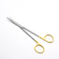 High Quality Mayo Metzenbaum Scissors Tissue Dissecting Scissors Str Cvd Silver Gold Handle 12.5-23cm