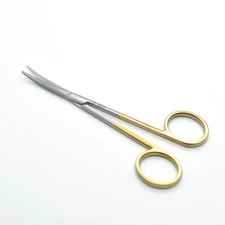 High Quality Mayo Metzenbaum Scissors Tissue Dissecting Scissors Str Cvd Silver Gold Handle 12.5-23cm