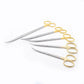 High Quality Mayo Metzenbaum Scissors Tissue Dissecting Scissors Str Cvd Silver Gold Handle 12.5-23cm