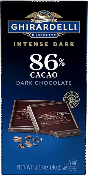 Intense Dark Chocolate Bar, 86% Cacao, Valentineâ€™s Day Gifts, 3.17 Oz (Pack of 12) in Pakistan in Pakistan