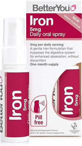 Iron 5 Oral Spray - Natural Liquid Vitamin Supplement - Daily Iron Supplement Vitamin Spray - Easy, Tasty Alternative to Pills - 0.85 oz in Pakistan