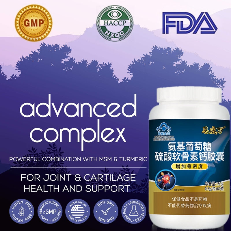 Joint Health Capsules Chondroitin Glucosamine MSM Turmeric in Pakistan