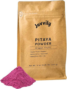 Jovvily Pitaya Powder 4 oz. Dragon Fruit Superfood - Smoothies - Drinks in Pakistan