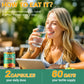 KSM-66 Ashwagandha Supplement - Relieve Stress, Improve Sleep, Support Brain Health, Muscle and Strength, Boost Immunity