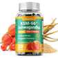 KSM-66 Ashwagandha Supplement - Relieve Stress, Improve Sleep, Support Brain Health, Muscle and Strength, Boost Immunity