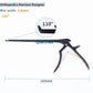 Kerrison Rongeur in Black long Veterinary orthopedics instrument