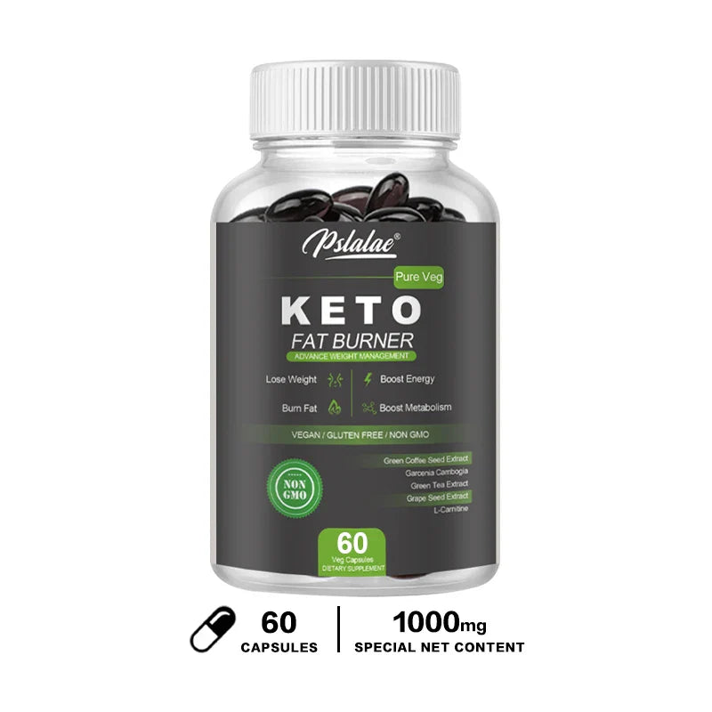 Keto Capsules - Weight Management Supplement, Boosts Metabolism, Supports Energy and Focus