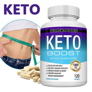 Ketone Capsules - Helps with Healthy Weight Management, Replenishes Energy Levels, Improves Athletic Performance, Burns Fat
